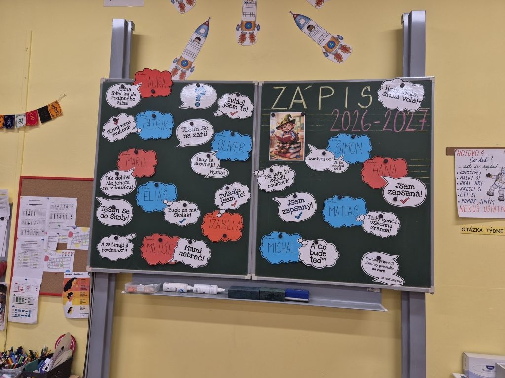 Zápis do ZŠ 10. 2. 2026 - 2. část